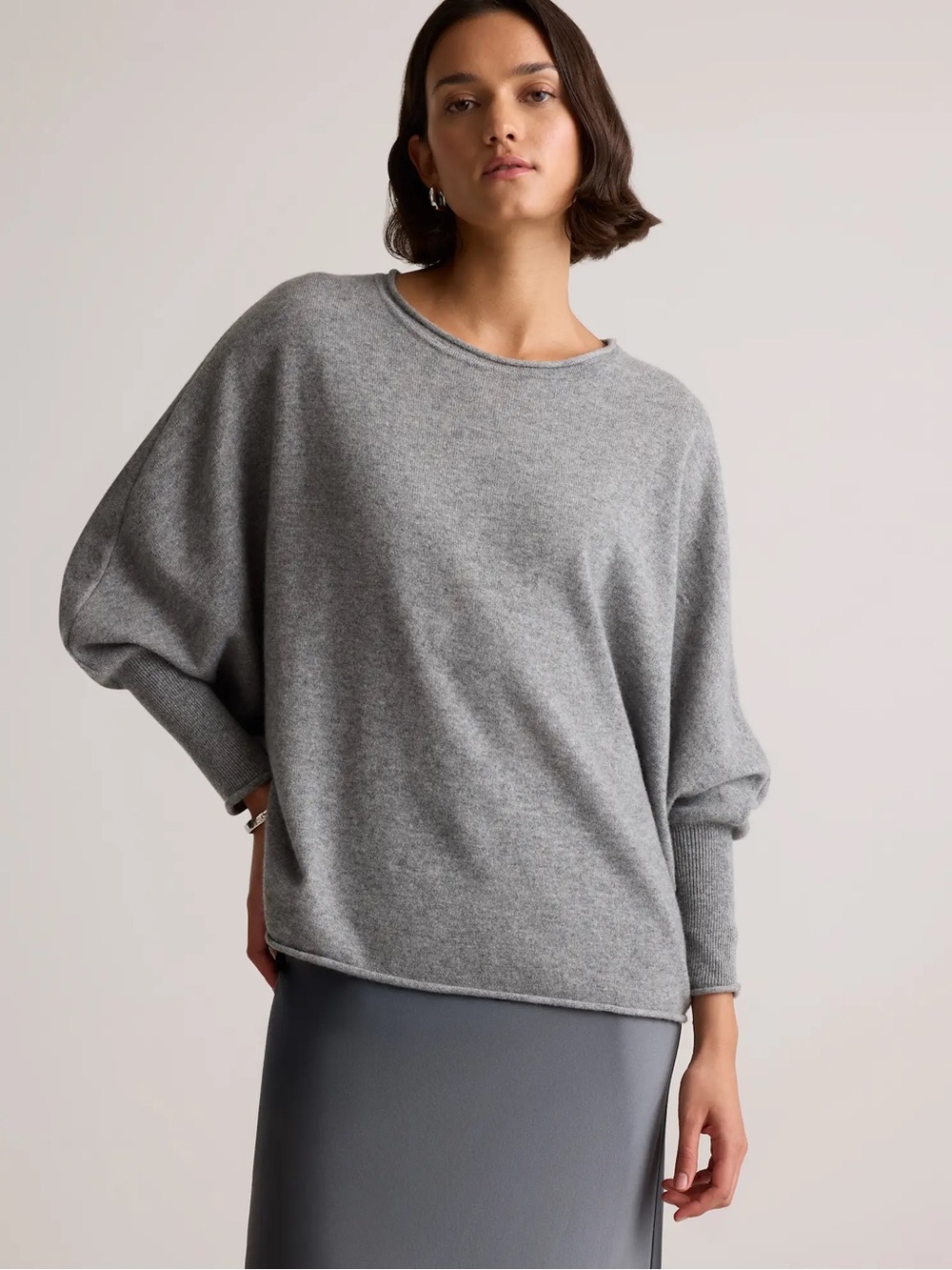 Quince Mongolian Cashmere Batwing Sweater Size S/M - Picture 4 of 9